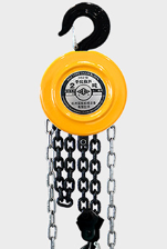 板式给料机零部件拆卸手拉葫芦的安全保障